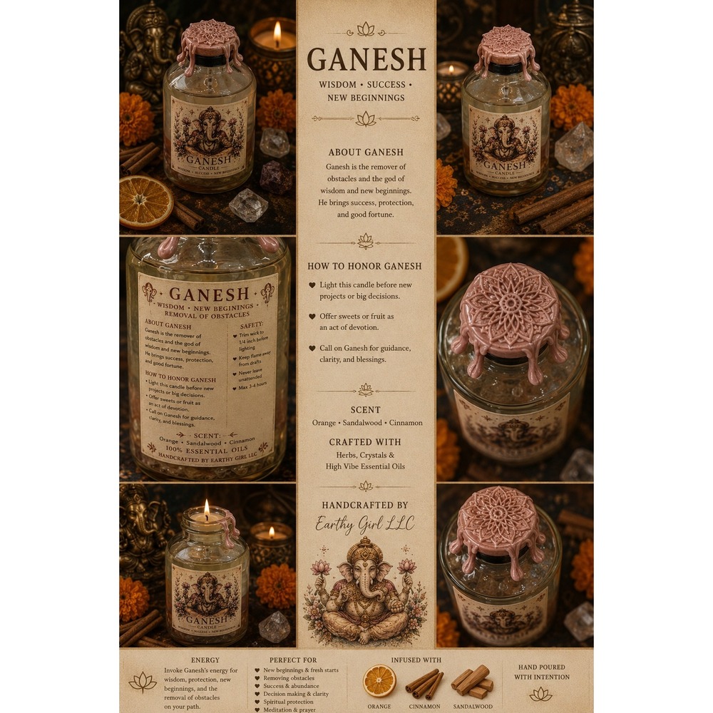 Ganesh‎ Oil Candle